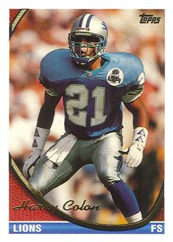 Harry Colon Detroit Lions 1994 Topps NFL #522